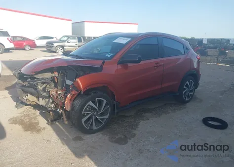 2019 Honda Hr-V Sport z USA, uszkodzony, nr VIN 3CZRU5H19KG700663